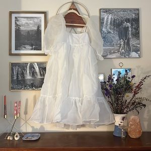 Selkie Dress - Ivory French Puff Dress